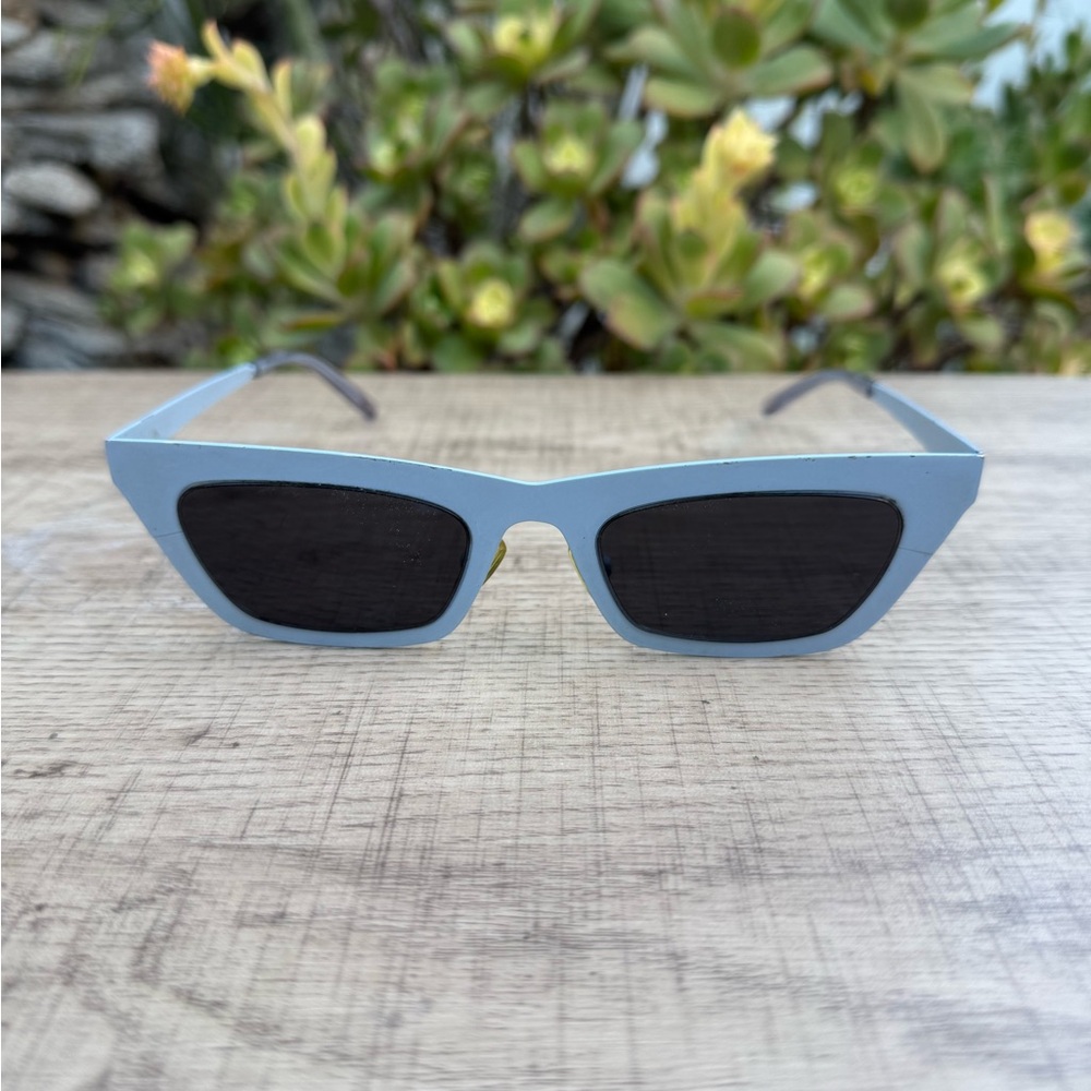 Rare Womens Stylish baby blue rectangular Sunglasses sunglasses women